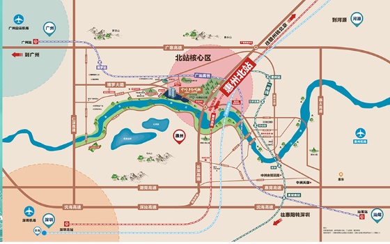 中洲半島城邦交通圖