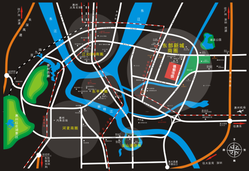 德桂公园壹号交通图