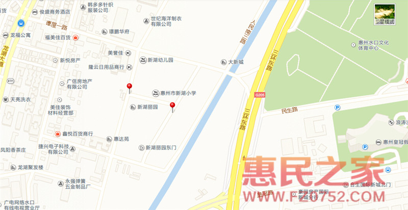 惠州市板块地图展示