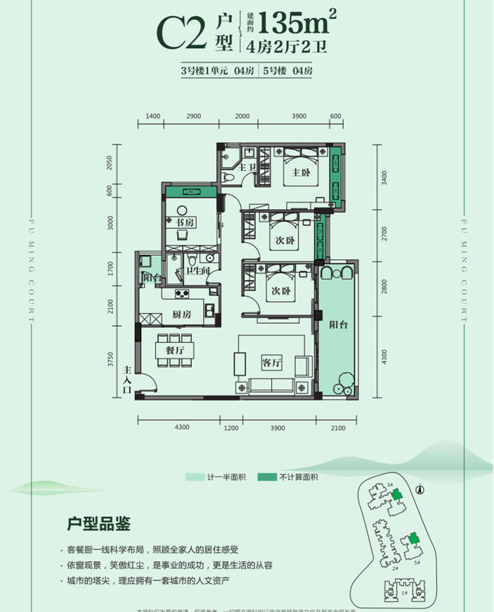 楼盘搜索 富铭苑户型图