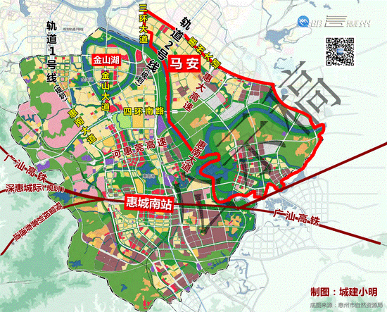 金山新城与西枝江畔的共生