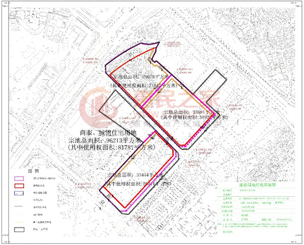 平南片区(一期项目)城市更新单元用地红线图