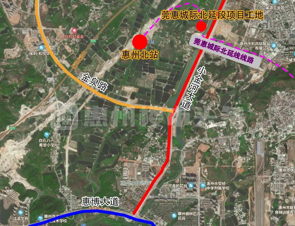 高铁城轨高速惠州6大重点交通工程最新进展