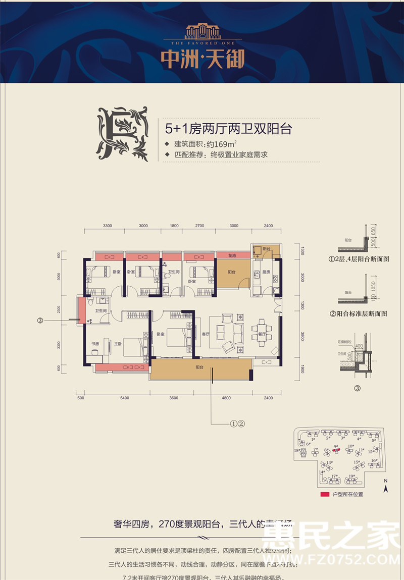 锦州金城天御户型图片