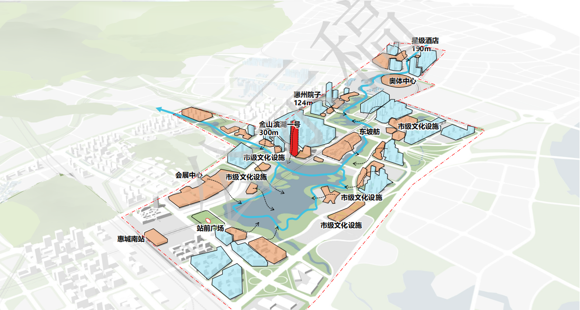 金山水廊规划图片